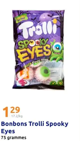 Action Bonbons trolli spooky eyes offre