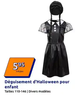 Action Déguisement d'Halloween pour enfant offre