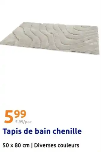 Action Tapis de bain chenille offre