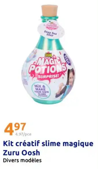 Action Kit créatif slime magique zuru oosh offre