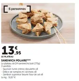 Super U Sandwich polaire offre