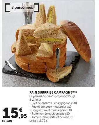 Super U Pain surprise campagne offre