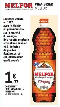 E.Leclerc Melfor - condiment pour vinaigrette offre