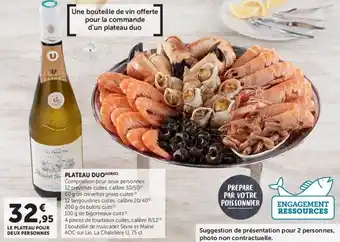 Super U Plateau duo offre