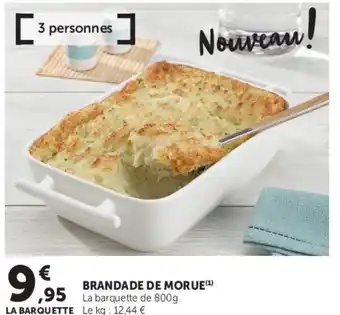 Super U Brandade de morue offre