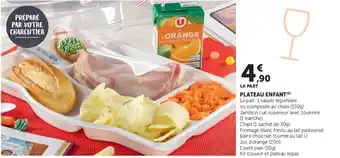 Super U Plateau enfant offre