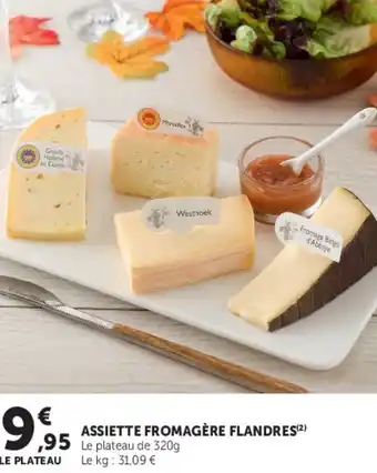 Super U Assiette fromagère flandres offre
