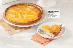 Super U Tarte aux pêches amandes 6 parts offre