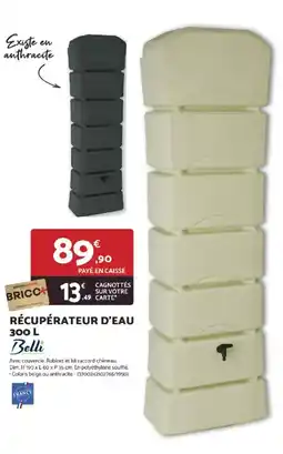Bricomarché BELLI Récupérateur d'eau offre