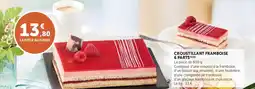 Super U Croustillant framboise 6 parts offre
