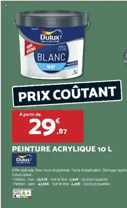 Bricomarché DULUX Peinture acrylique offre