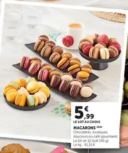 Super U Macarons offre