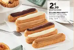 Super U Éclairs prix mini offre