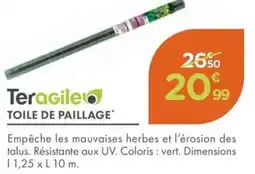 Point Vert TERAGILE Toile de paillage offre