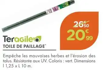 Point Vert TERAGILE Toile de paillage offre