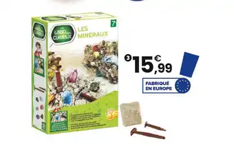 JouéClub LE LABO DES CURIEUX Les minéraux | 7 ans offre