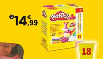 JouéClub Play-Doh PACK DE 18 POTS IMAGINATION offre