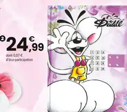 JouéClub DIDDL Journal secret diddl digicode offre