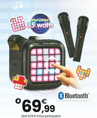 JouéClub VTECH Karaoke light party offre