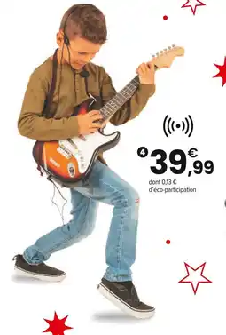 JouéClub Guitare rock électronique sans fil | 5 ans offre