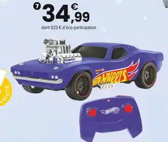 JouéClub HOT WHEELS VOITURE RC RODGER DODGER 1/16ÈME offre