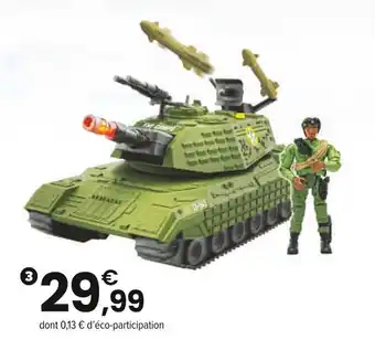 JouéClub Coffret tank avec figurine offre