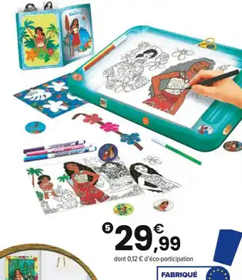 JouéClub ÉCOLE DE DESSINS AVEC TABLE LUMINEUSE | offre