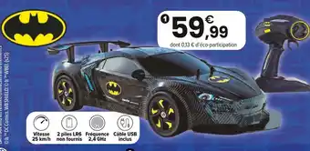 JouéClub Batman voiture rc bat-tech racer offre