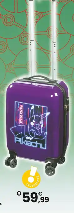 JouéClub POKÉMON Valise cabine pokémon | 7 ans offre