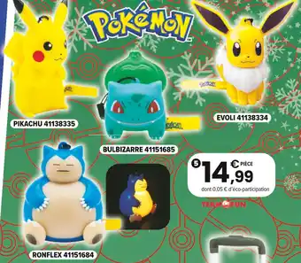 JouéClub Pokemon FIGURINE LUMINEUSE offre