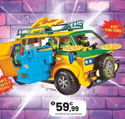 JouéClub Turtle Power Pizza Van offre
