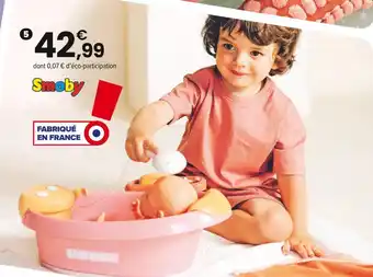 JouéClub SMOBU Baby nurse baignoire balneo | offre