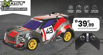 JouéClub VOITURE RADIOCOMMANDÉE RALLY XTR | offre