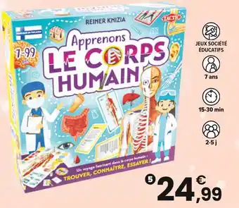 JouéClub TACTIC Apprenons le corps humain offre