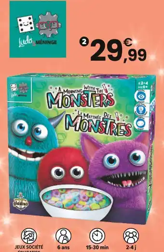 JouéClub Ludo et meninge - la matinée des montres offre