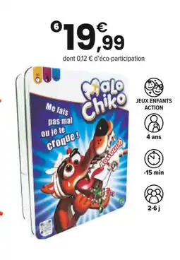 JouéClub MALO CHIKO MÉTAL BOX offre