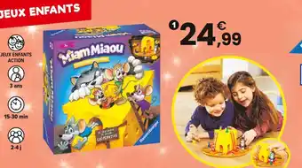 JouéClub RAVENSBURGER MIAM MIAOU LA COURSE AUX FROMAGES offre