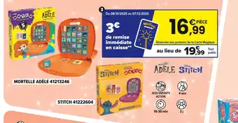 JouéClub MORTELLE ADÈLE Match offre