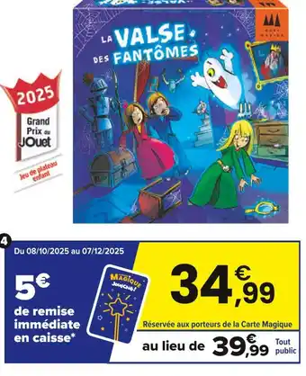 JouéClub La Valse des Fantômes offre