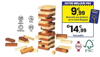 JouéClub LA TOUR INFERNALE offre