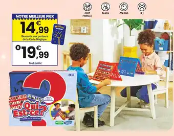 JouéClub HASBRO Qui Est-ce? offre