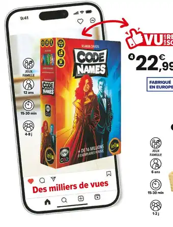 JouéClub Codenames offre