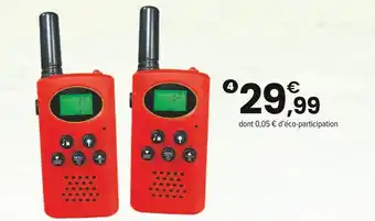 JouéClub Talkies walkies 3 km | 6 ans offre