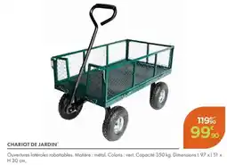 Point Vert Chariot de jardin offre