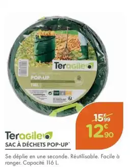 Point Vert TERAGILE Sac à déchets pop-up offre