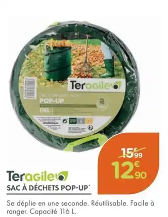 Point Vert TERAGILE Sac à déchets pop-up offre