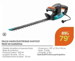 Point Vert GARDENA Taille-haies électrique easycut 9830 20 offre