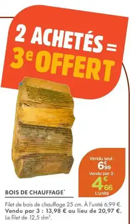 Point Vert Bois de chauffage offre