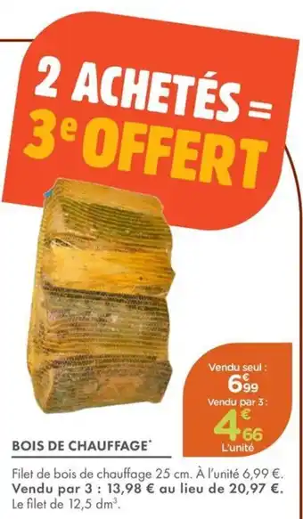 Point Vert Bois de chauffage offre