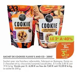 Point Vert Sachet de cookies flavie's and co offre